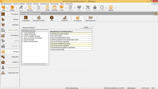 Pénzügyi kimutatások